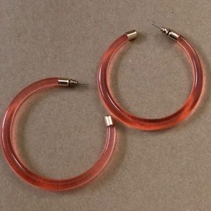 SUGARFIX By BaubleBar Pink Hoop Earrings
